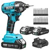 SEESII Cordless Impact Driver Kit, 21V Max Torque 1590 In-lbs(180