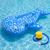 Float, Blue Whale, Children's Inflatable Surf Float, Water Play Toy,