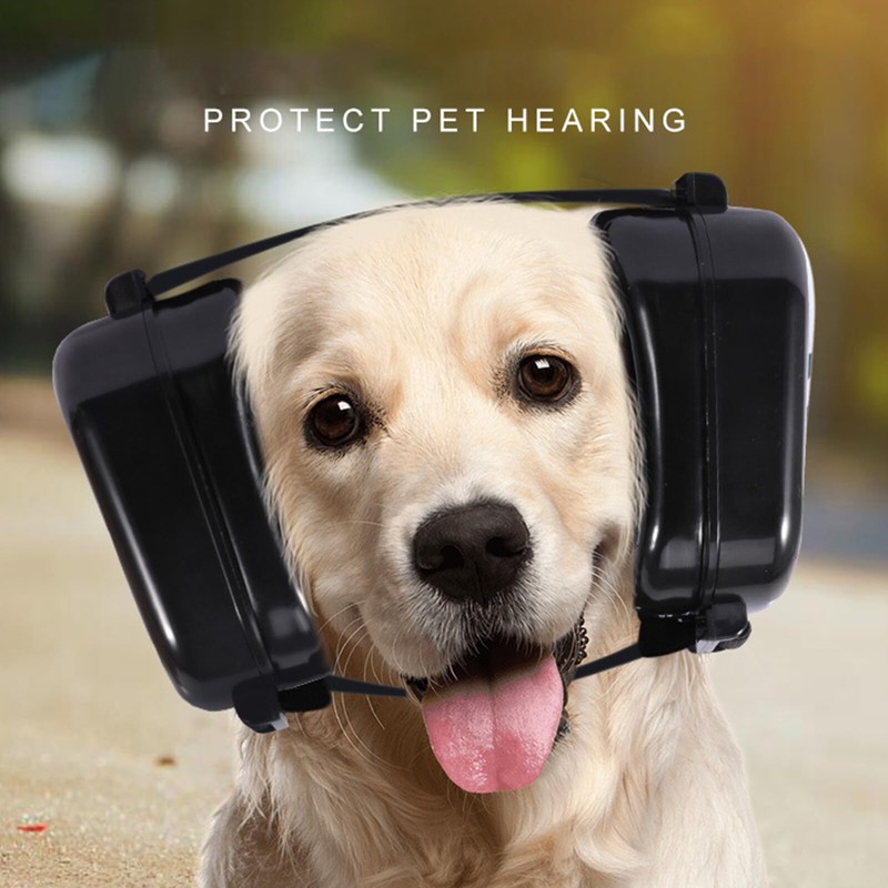 Ruiqas Dog Ear Noise Protection Muffs Dog Hearing Protection for