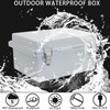 LuSumtly Electrical Box, Outdoor Waterproof Box IP67 Junction Box with