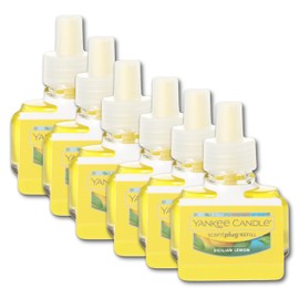 Yankee Candle ScentPlug Refill, Sicilian Lemon (Pack of 6)