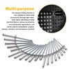 Knpwer Pack of 445 Aluminium Blind Rivets, 6 Sizes Pop