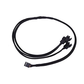 Phobya Y-Cable 4Pin PWM to 3x 4Pin PWM 60 cm – Black