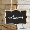 AUSTOR 14 Pcs Mini Chalkboards Signs Hanging Rectangle Chalkboards Double