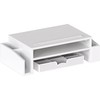 Simple Houseware Desk Monitor Stand Riser with Adjustable Organizer Tray,