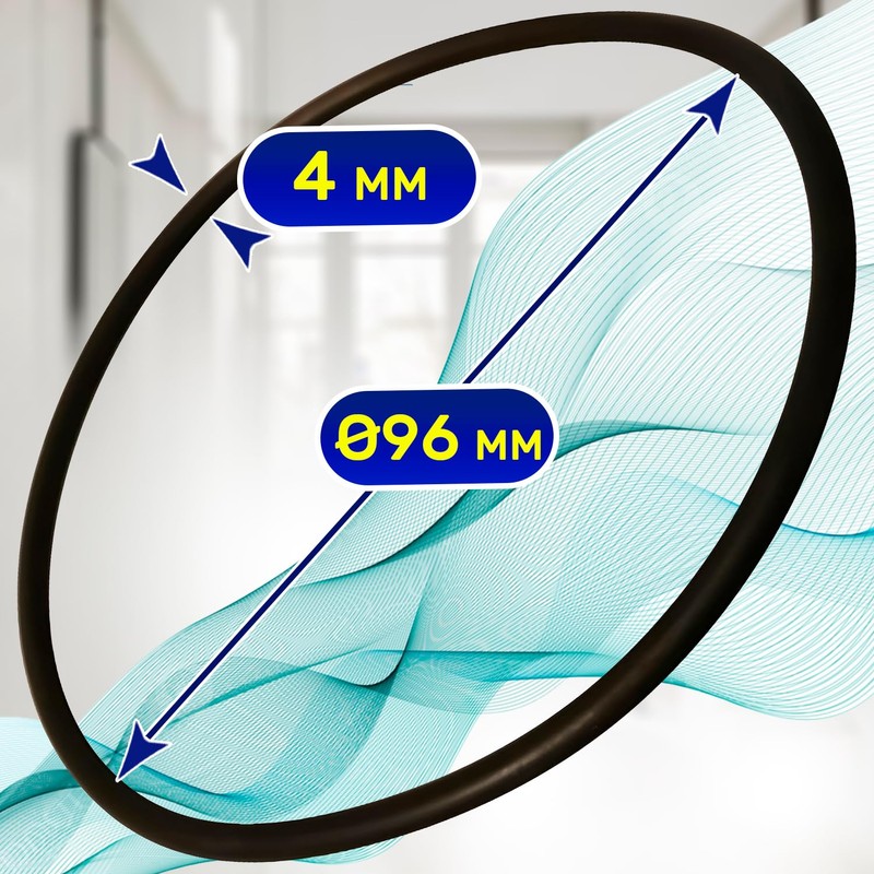 Rubber Seal for Pump Dishwasher Diameter 96 mm with Original