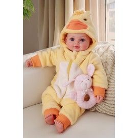 BABESIDE Value 5-Piece Realistic Baby Doll Set – Includes 15-Inch Soft Body Doll, Outfit, Bottle, Magnetic Pacifier & Birth Certificate – Ideal Gift for Kids, Birthday, Pretend Play