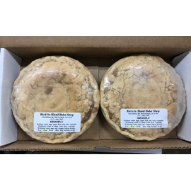AmishTastes Bird-in-Hand Bake Shop Homemade Wet-Bottom Shoofly Pie, Favorite Amish Food, 6" Diameter/10 Oz. (Pack of 2)