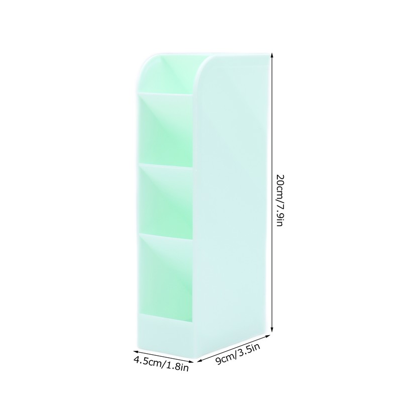 5Pcs Pens Storage Box Oblique Plane Stationery Organizer Pencil Cup