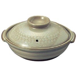 Yamasita Craft 11437070 Ginpu Kyomishima No. 5.5 Pot 7.3 x 6.7 x 3.5 inches (18.5 x 17 x 9 cm), 400cc