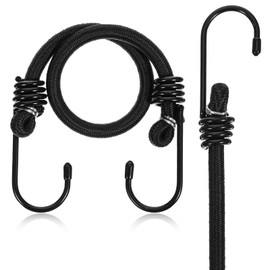 Oruola Bungee Cords,2 Pack Small Bungees Cords with Hooks,Long Bungee Cords with Hooks,Weatherproof & UV Resistant Bungees,Multi-Purpose Small Bungee Cords(40cm)