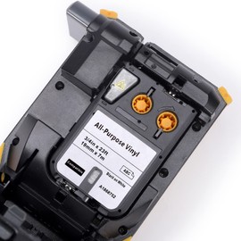 Compatible with Dymo XTL All-Purpose Vinyl Label 19 mm x 7 m 1868752 Vinyl All-Purpose Labels for XTL 300/XTL 500, Black on White (Compatible with Dymo XTL Industrial Labelling Tape)