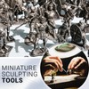 Honoson 10 Pcs Miniature Sculpting Tools Set Mini Stainless Steel