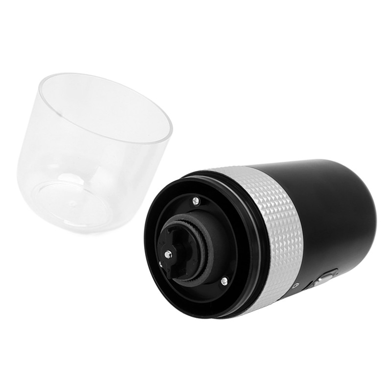 Black Coffee Bean Grinder Dry Wet Dual Use 1500mAh Small