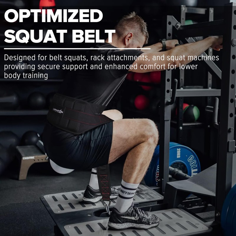 LARA STAR Belt for Belt Squats & Dip Belt, Weight