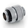 Bitspower G1/4" Adjustable Aqua Link Pipe (16-22mm), Silver Shining
