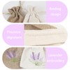CHENYU Pack of 16 Lavender Bags Empty White and Linen