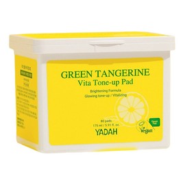 Yada Green Tangerine Vita Tone Up Pad 175ml, 80 sheets, 1 piece / 야다 청귤 비타 톤업 패드 175ml, 80매입, 1개