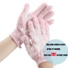 Exfoliating Gloves, Exfoliating Wash Gloves for Body and Face, Dead
