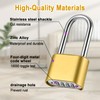 Lockwise Lockwise 4 Digit Heavy Duty Combination Padlock, Weatherproof Combination