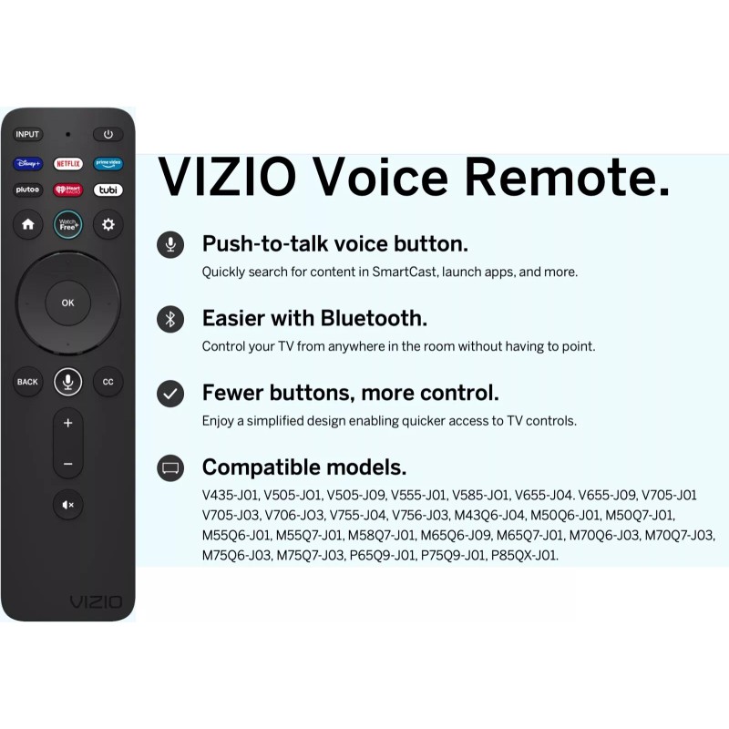 Vizio Original Vizio Voice Remote XRT260 for Vizio M P