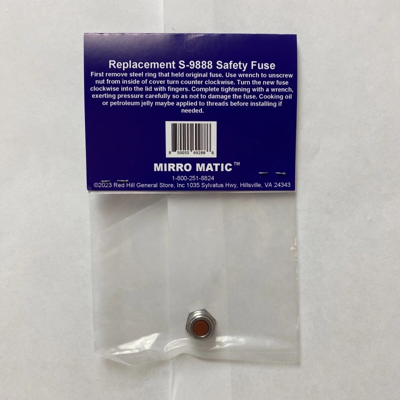Mirro S-9888 Metal Safety Fuse for Mirro Cookers & Canners