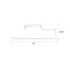 sourcing map Pegboard Paper Towel Holder 12" Stainless Steel Peg