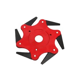 6 Teeth Grass Trimmer Brush Cutter Head Steel Garden Tools Strimmer Mower Blade Trimmer Head for Mower Weed Tools Mower Weed Tools, Universal Mower Weed Cutter