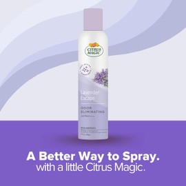 Citrus Magic Odor Eliminating Air Freshener Spray, Lavender Escape, 3-Ounce, Pack of 3