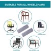 2 Pcs Wheelchair Armrest Pads Covers - Widened Self Adhesive