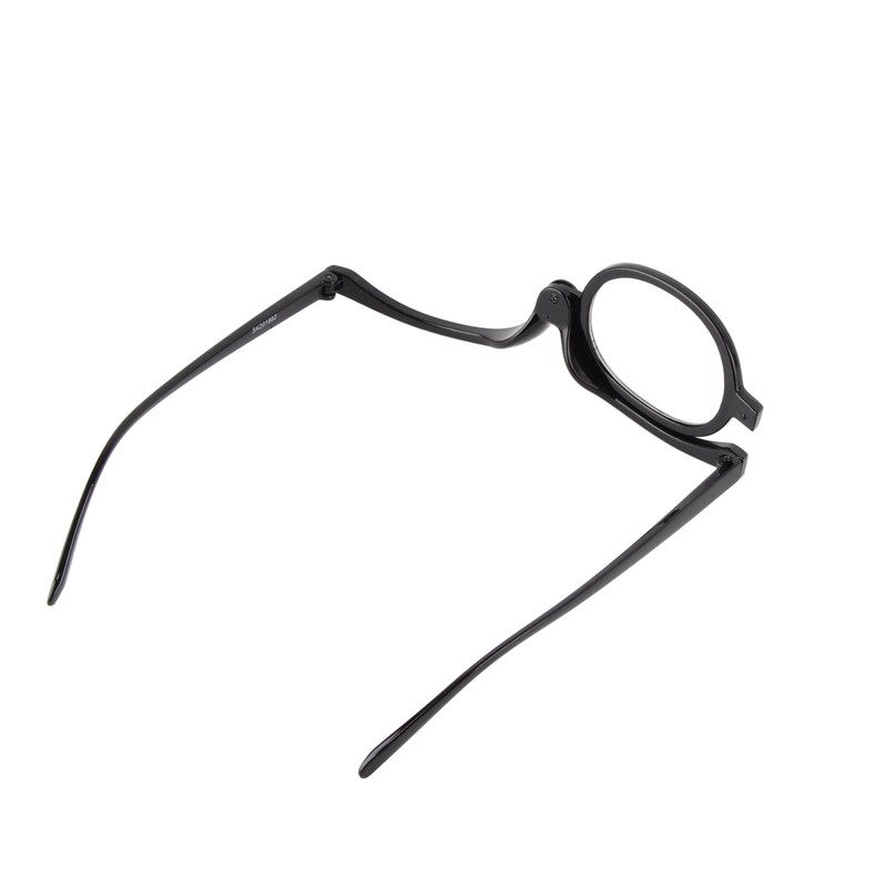 Magnifying Eye Makeup Glasses Women Stylish Flip Down Lens Cosmetic