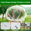 Fruit Tree Netting with Zipper & Drawstring - 10'x10' Garden