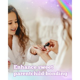 krofaue Kids Nail Tips - 240pcs Children Square Clear Press On Nails for Little Girls 9-12, 10 Sizes Soft Gel Tips Extensions for DIY Decoration