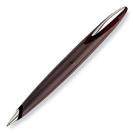 Cross Verve Merlot Ball-Point Pen with 18 Karat White Gold Plated Appointments