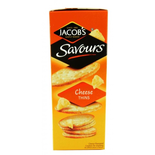 Jacob's Savours Cheese Thins 150G