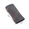 Healvian Slot Professional Hairdressing Scissor Pouch Durable Leather Barber Tool