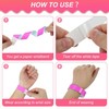 Numbered Wristbands for Events, 120 Pcs Sticky Rolls Bracelet Waterproof