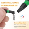 sourcing map 2pcs SQ1 Square Screwdriver Bit 1/4" Hex Shank