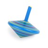 Waymeduo Set of 4 Wooden Spinning Tops, Colourfully Painted, with