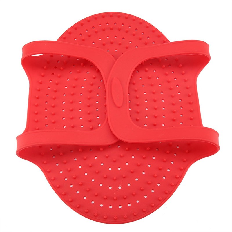Kodrily Heat Resistant Turkey Lifter, Silicone Roasting Rack Non Stick,
