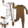 Bamboo Viscose Baby Pajamas 2 Way Zip for Diaper Change