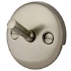 Kingston Brass DTL108 Overflow Plate for Trip Lever Drain, Brushed