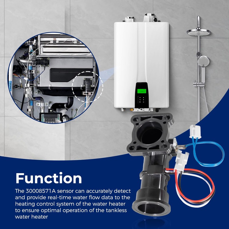 30008571A Water Flow Sensor Replacement - Compatible with Navien NPE