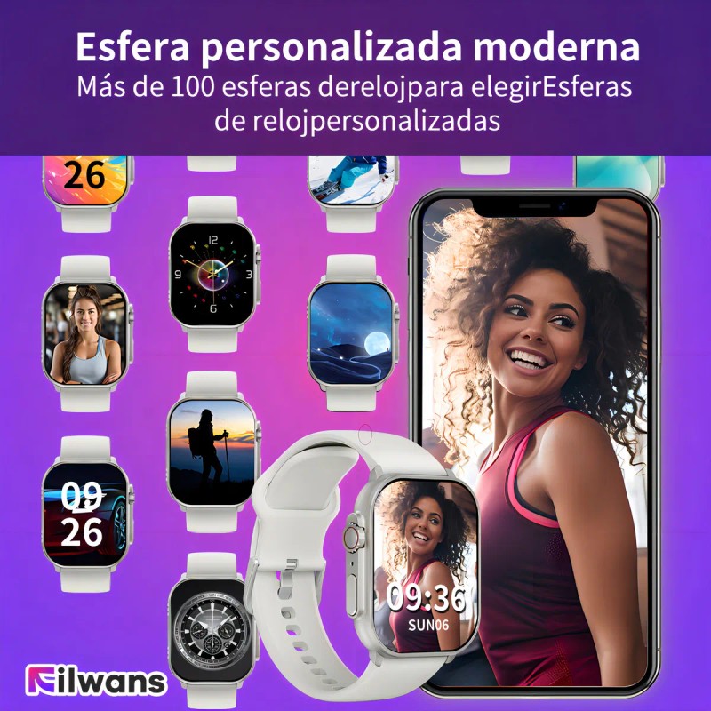 Smartwatch Reloj Inteligente Bluetooth Llamada Filwans Gts 2.01 Amoled Pantalla