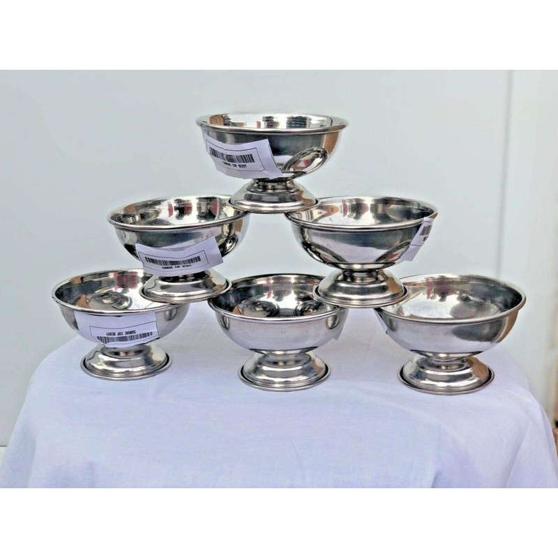 HomeGoods Stainless Steel Ice Cream Sundae Gelato Kulfi Pudding Desert