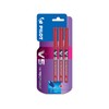Pilot V5 Roller Ball Pen - Red (Pack of 3)