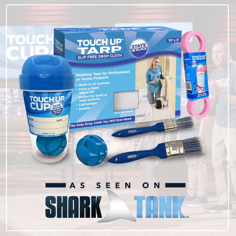 Touch Up Cup Roller Saver Paint Roller Cleaner Tool, House