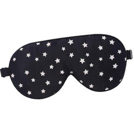 Star Pattern Sleep Mask - Breathable Blackout Blindfold with Comfortable Fit and Adjustable Strap, Ideal for Men, Women