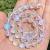 100Pcs Matte Crystal Glass Beads,Moonstone Beads,Exquisite Mermaid Aurora Beads for