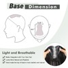 Swiss Base Real Human Hair Toppers for Women with Thinning